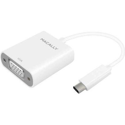 Macally USB-C to VGA Adapter - адаптер за свързване от USB-C към VGA