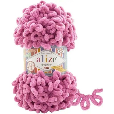 Alize Puffy Fine 178 tmavší růžová