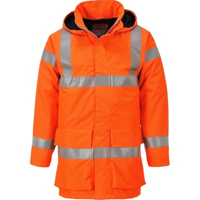 PortWest HI-VIS Bizflame S774 Nehořlavá reflexní bunda oranžová S774ORRS