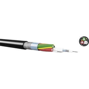 Kabeltronik 843750420-1 multicore kabel 3 x 0.09 mm² + 4 x 0.20 mm² černá