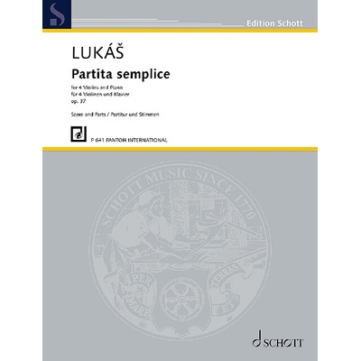 Partita semplice pro 4 housle a klavír