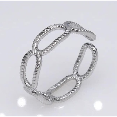 Glare Oceľový prsteň 48657