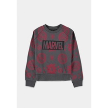 Spider-Man Girls Crew Sweater Black