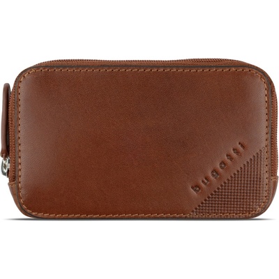 Bugatti Kožená pouzdro na klíče RFID Nobile Key Case 49125107 koňakové