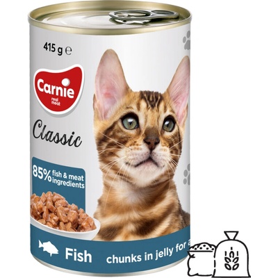 Carnie Classic rybacie kúsočky v želé 415 g