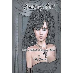 Fantasy Art Mini Adult Coloring Book | Tabz Jones (2016)