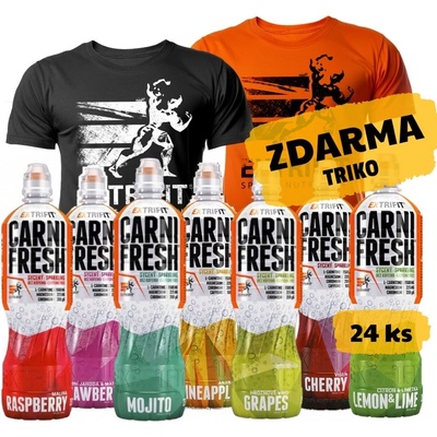 Extrifit Carnifresh Sparkling Caffeine free 24 x 0,85 l – Zboží Mobilmania