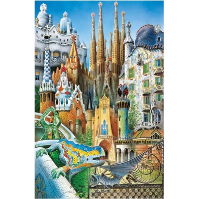 Educa Gaudí Koláž MINI 1000 dielov