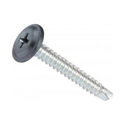Covernit Samořezný vrut k plechovým plotovkám Grafit 42 x 13 mm RAL 7024