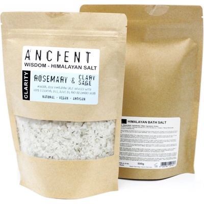 Ancient Wisdom himalájska kúpeľová soľ Rozžiarenie pokožky 500 g