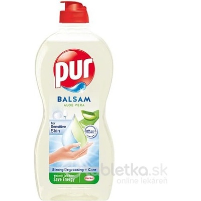Pur Čistiaci prostriedok na umývanie riadu aloe vera balzam 450 ml