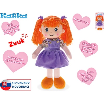 Mikro Trading Katka mäkké telo 35cm slovensky hovoriaca ryšavka