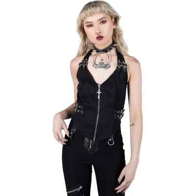 KILLSTAR дамски потник (елек) KILLSTAR - Ravana Cross - Pinstripe - KSRA003367