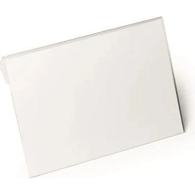 DURABLE Logistické vrecko, skladacie, A5, hotizontálne, DURABLE "HARD COVER", priehľadné