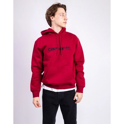 Carhartt WIP Hooded Carhartt Sweat Scarlet/Graphite