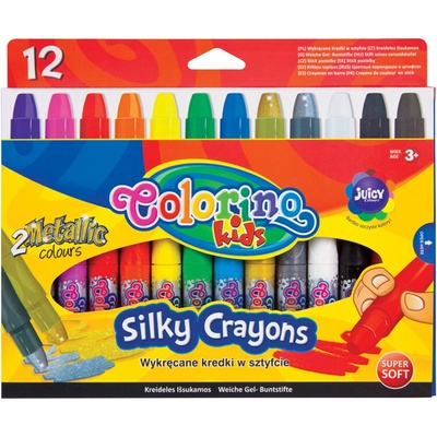 Colorino Silky voskovky 12 farieb