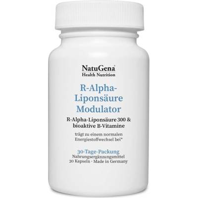 NatuGena R-Alpha-Liponsäure Modulator, 30 капсули, NatuGena (571360 (2018136) NTG)