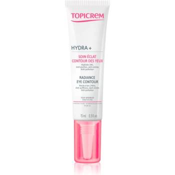 Topicrem UH FACE HYDRA+ Radiance Eye Contour нежен очен крем против тъмни кръгове под очите 15ml