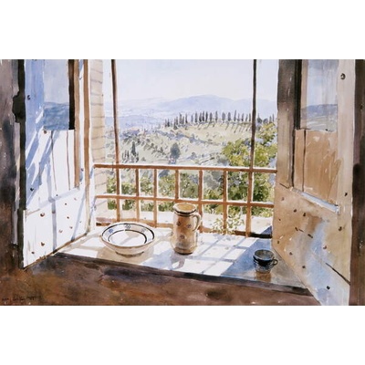 Plagát, Obraz - View from a Window, 1988, Lucy Willis, 40 × 26.7 cm
