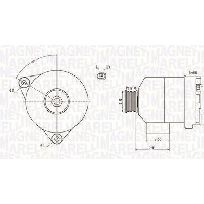 Alternátor MAGNETI MARELLI 063731872010