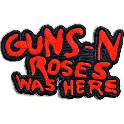 Nažehlovačka Guns N’ Roses - Cut Out Was Here
