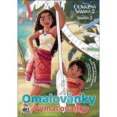 Jiri Models Omaľovánky A4 Vaiana 2