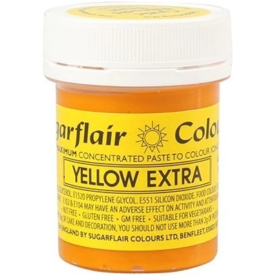 Sugarflair Gélová farba Extra sýta žltá 42 g