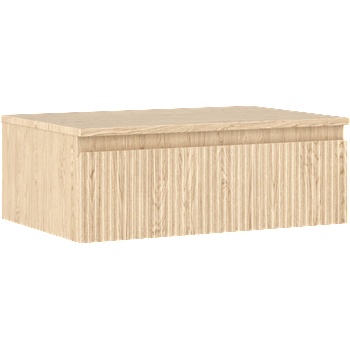 Mexen Rivel шкаф за баня под умивалник 70 см с плот, 1 чекмедже, релефна, дъб - 91A20-07023-1-BFC81 (91A20-07023-1-BFC81)