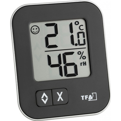 TFA Dostmann TFA 30.5026.01 MOXX - digitálny teplomer a vlhkomer (čierny)
