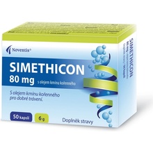 Simethicon s olejem kmínu kořenného 80 mg 50 kapslí