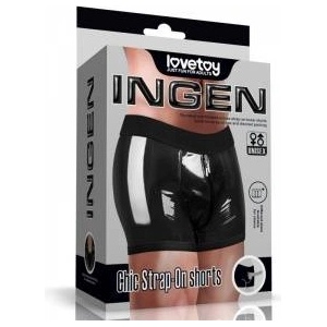  Chic Strap-On shorts (32 - 35 inch waist) Black