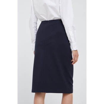 Emporio Armani Пола Emporio Armani в тъмносиньо къс модел с кройка тип молив 8N2N6A 2JFAZ (8N2N6A.2JFAZ.NOS)