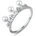Silenti Jewelry Сребърен пръстен "Перлено Съкровище" - 5 - 49мм (15.6мм диам. )