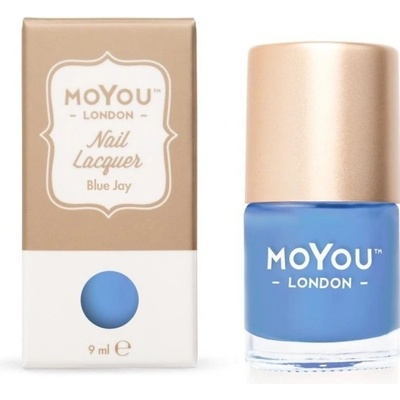 MoYou Razítkovací lak na nehty Blue Jay 9 ml