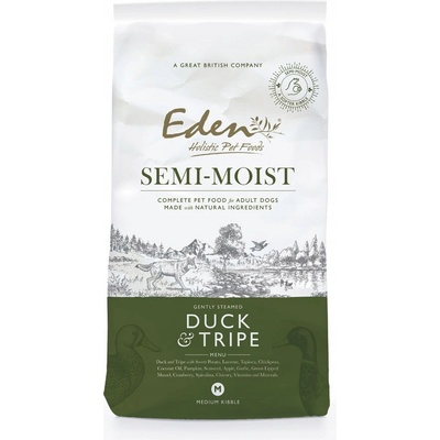 Eden Semi-Moist Polovlhké kačica a žalúdky 10 kg