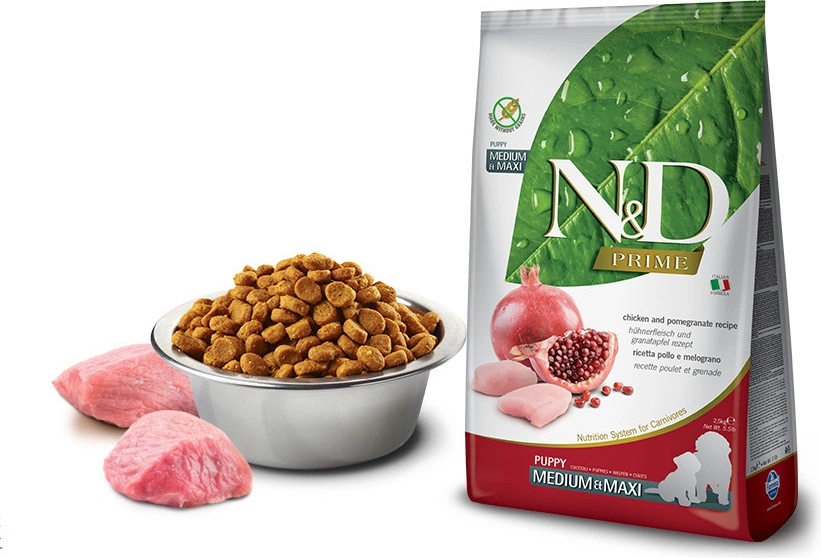 n d prime puppy medium maxi chicken pomegranate 12 kg Heureka.cz