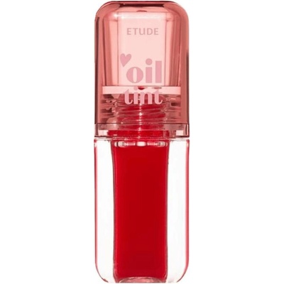 Etude Dear Darling Oil Tint 04 Sweet Apple Olejový na rty s vyživujícími oleji 4,2 g