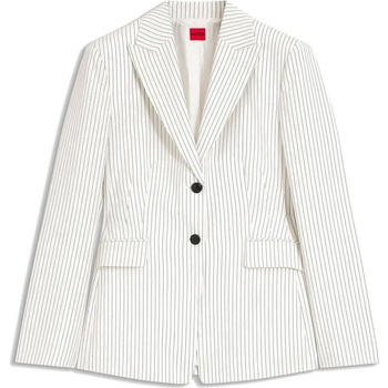HUGO Сако HUGO Asmalla 10279312 blazer - White (Open Miscellaneous)