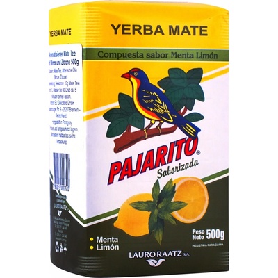 Pajarito Čaj Yerba Maté menta limon 500 g