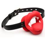 Master Series Vampire Vibrating Mouth Gag Red