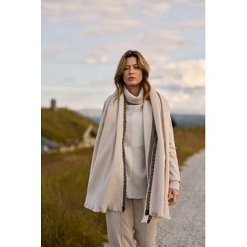 Moodo Гладък бежов шал Moodo Moodo | Bezhov | ЖЕНИ | ЕДИН РАЗМЕР