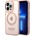 GUESS Калъф GUESS, Translucent MagSafe Compatible за iPhone 14 Pro Max, GUHMP14XHTCMP, Розов (GUHMP14XHTCMP)