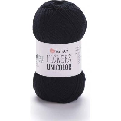 Yarn Art Flowers Unicolor 746 černá