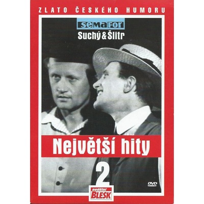 Semafor: Suchý a Šlitr Největší hity 2 DVD pošetka