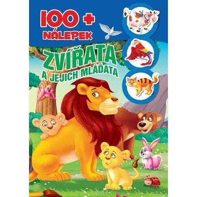 Zvířata a jejich mláďata 100+nálepek