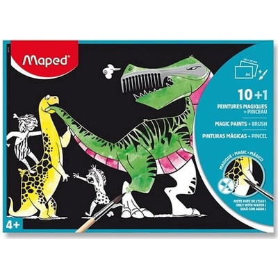 Maped Magické omalovánky se štětcem A4