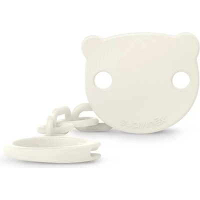 Suavinex klip na dudlík Wild & Free krémová – Zboží Dáma