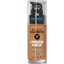 Revlon Professional Colorstay make-up Combination Oily Skin Make-up pre zmiešanú až mastnú pleť s pumpičkou 330 Natural Tan 30 ml