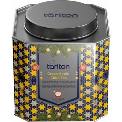TARLTON Venture Tea Christmas Green Apple Cider Tea plech 100 g