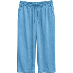 Mazine Дамски ежедневен панталон Mazine Women's Wide Leg Tencel Elastic Casual trousers - Dark Blue Wash - размер XS (107-4487-0111)
